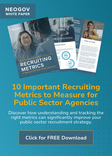 10 Important Recruiting Metrics to Measure for Public Sector Agencies - Click to Download